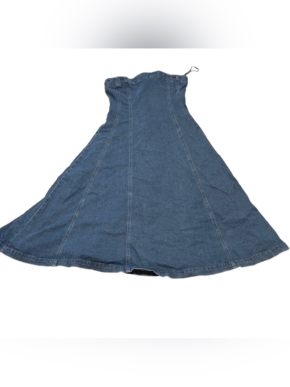 GAP Strapless Denim Dress - Blue